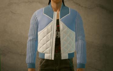 Men's V nail sleeve coat