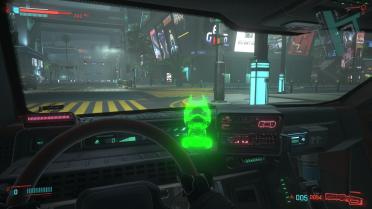 Holographic moving head doll