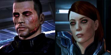 Mass Effect-Facial Tattoo