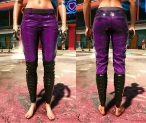 V's Panam pants-cleaning and recoloring