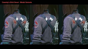 Cassidy's Shirt with Decal and Pistol - Modular