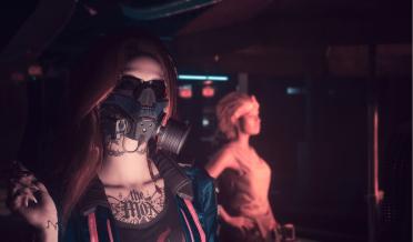 Combine modified accessories-masks and glasses