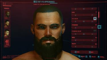 Collection of cyberpunk eyebrows