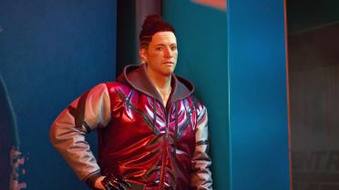 Add color to the hooded jacket