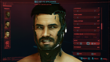 Men's V new hairstyles and modifications