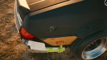 Other stickers for the V car