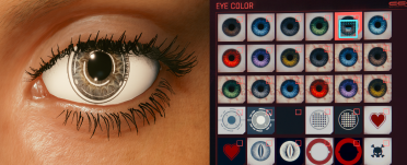 Cyberpunk 2077 eyes