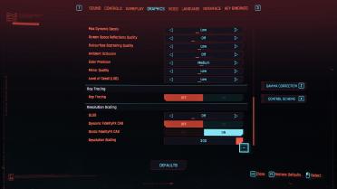 Increase resolution scaling