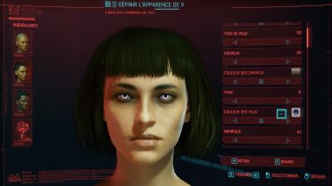 Use cyberware to customize skin tone