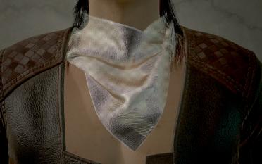 Men's V neck scarf