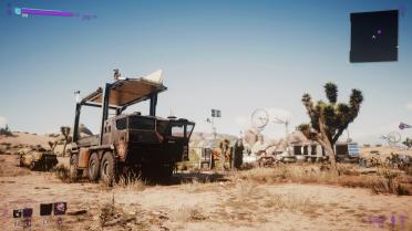 Desert city smog shadow