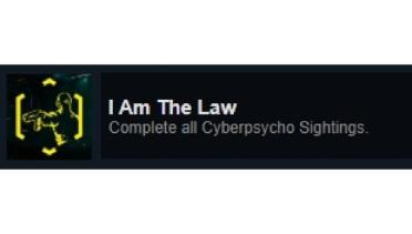 I Am The Law Achievement Save