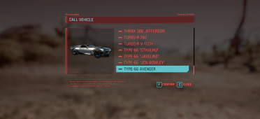 All player vehicles