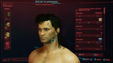 Male V Custom Hairstyle-Billy Hargrove