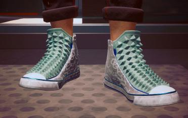 Men's V Pointed Toe Sneakers