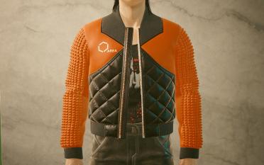 Men's V nail sleeve coat