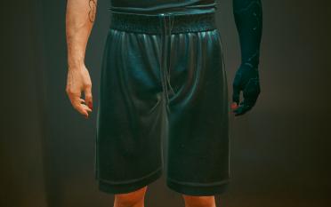 Color changes of men's V fitness shorts