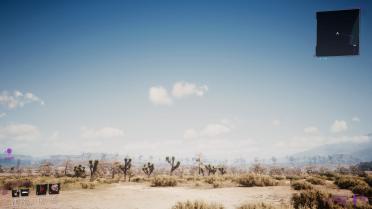 Desert city smog shadow