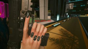 Female V nail texture