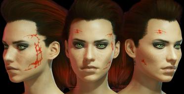 Mass Effect-Facial Tattoo