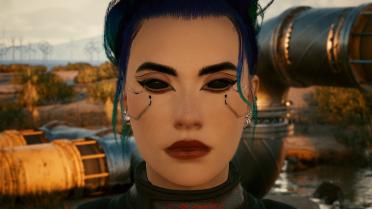 Koralina's new eyebrows