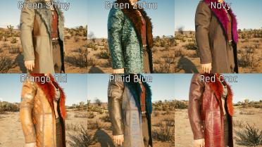 River's colorful jacket