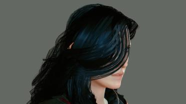 Yennefer's hair