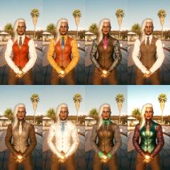 Corpo shirt with tie and vest