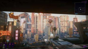 Desert city smog shadow