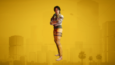 Female V's foot model