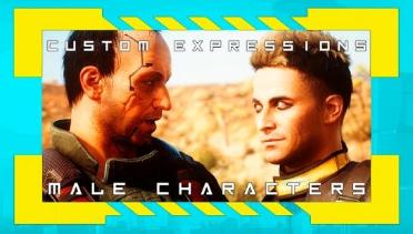 Custom facial expressions (male)