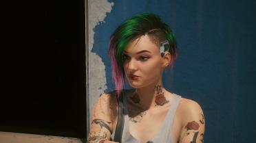 Judy's face is beautified-4K skin tone makeup and eyebrows