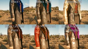 River's colorful jacket