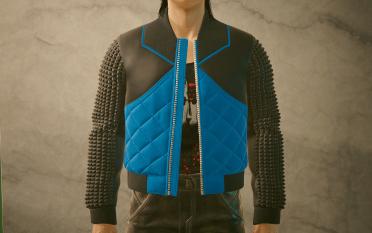 Men's V nail sleeve coat