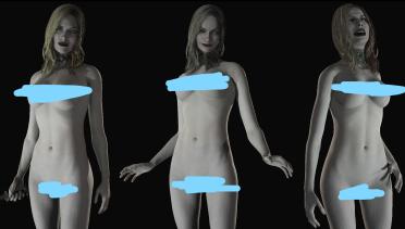 Naked Dimitrescu's Daughters