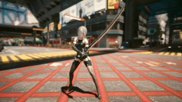 Yorha A2 Swap for V with Weapons