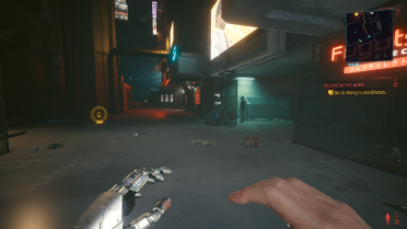 Johnny Silverhand's arm