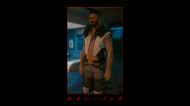 Male V clothing editing and adjustment