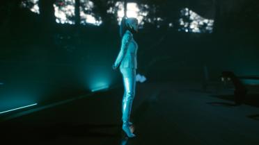 Agent Arasaka white suit