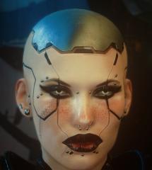 Metal spikes-hair-and metal caps for FemV