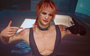 Male V Five Fingers Long Nails