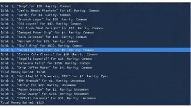 Sell All With One Click