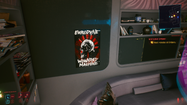 Kerry Eurodyne poster replacement at V Apartment