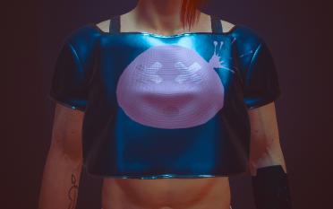 Men's V short T-shirt