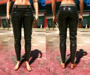 V's Panam pants-cleaning and recoloring