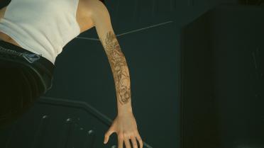 Mural Wrist Tattoo