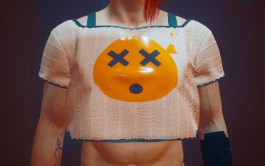 Men's V short T-shirt