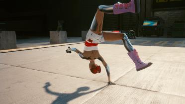 Alt Cunningham's top red vest