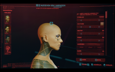 Face Blackwork Tattoo