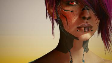 Cyberpunk makeup and face texture collection